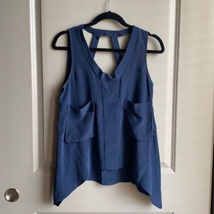 BCBGMaxAzria Silk Top